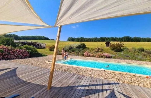 Estipouy Cabin | Cabane 4 étoiles - Piscine - eed0ad