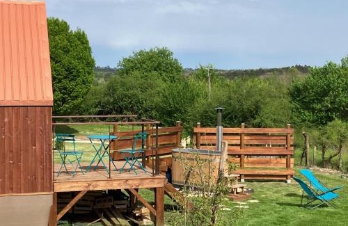 Sainte Croix de Beaumont House | Cabane luxe & spa extérieur Les Magnolias