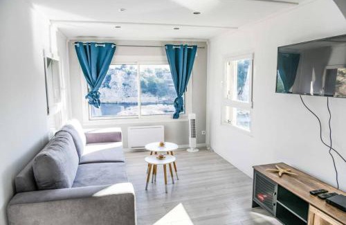 Calanque de Morgiou Apartment | Cabanon, 2 chambres, terrasse et vue mer