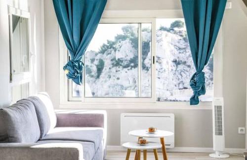 Calanque de Morgiou Apartment | Cabanon, 2 chambres, terrasse et vue mer