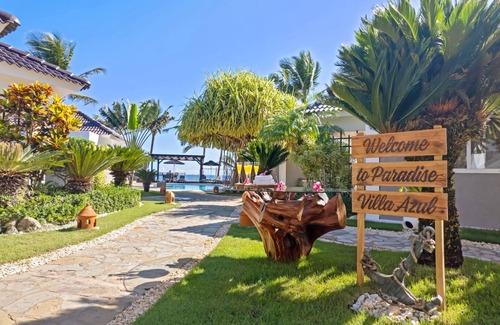 Cabarete Villa | Cabarete Paradise : Your Beachfront Oasis - Villa Azul 14-BDR