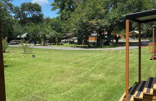 Pointblank Cabin | CABIN #3 :Cozy 1-bedroom cabin with AC, fitness room in welcoming Point Blank