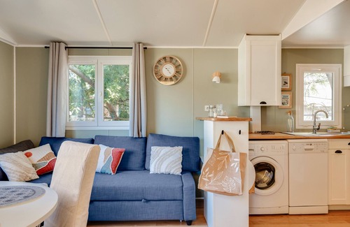 Claouey RV Rental | Cabin 70 – Mobile Home with Air Conditioning, SIBLU Club 4* “Les Embruns” at Claouey