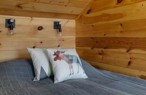 Saint-Aime-du-Lac-des-Iles Ski Chalet | Cabin N1 Les Grand'Pares Lake view Jacuzzi