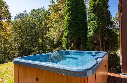 Sevierville House | Cabin Haven Theater Game room Hot Tub Yard