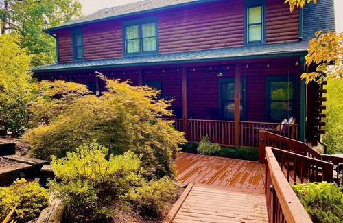 Lake Lure Cabin | Cabin, hot tub, High Speed Internet, fire pit, resort, hiking, boating,spa,golf
