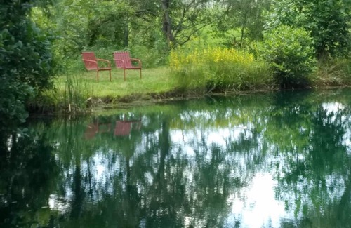 Hendersonville Cabin | Cabin in the Meadow-Peaceful 1BR 20Acre Rural Retreat-HotTub-WiFi-Near Asheville