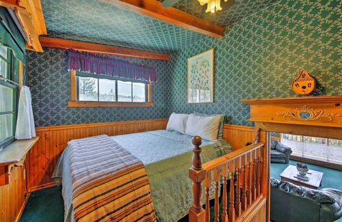 Fawnskin Cabin | Cabin w/Deck & Views Steps from Big Bear Lake
