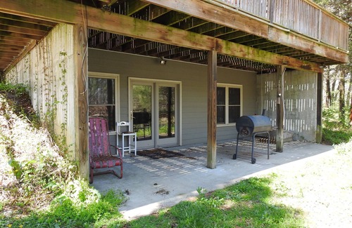 Carbondale House | Cabin w/Private Beach 1 mi from Carbondale, IL and SIU Tesla charger at cabin