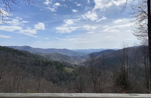 Ferguson Cabin | Cabin w/Views, Jacuzzi Bathtub, Fireplace, Screened Porch, Outdoor Hot Tub