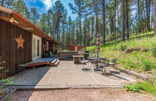 Rapid City House | Cabin with Hot Tub | 4 Bed, 3 Bath