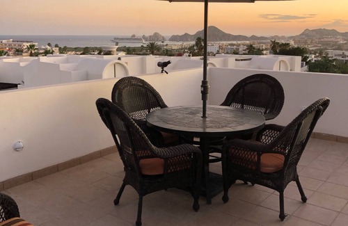 El Tezal House | Cabo San Lucas Beautiful Home with Ocean View of Lands End 3 bd 2 bath 2700 sf
