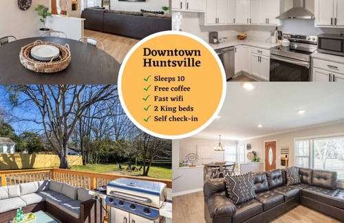 Huntsville House | Cali · Relax & Unwind - Downtown Huntsville (Sleeps 10)