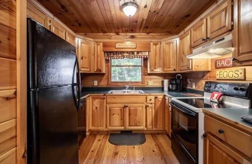 Blue Ridge Cabin | Calico Cabin Spacious mountain retreat 2 miles from downtown Blue Ridge, GA