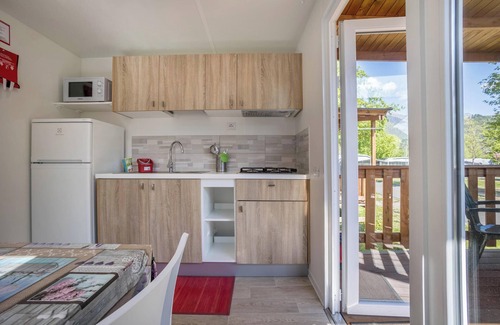 Ledro RV Rental | Camping 'Al Lago Zefiro' with Lake View, Terrace & Wi-Fi