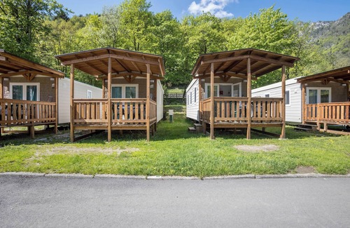 Ledro RV Rental | Camping 'Al Lago Zefiro' with Lake View, Terrace & Wi-Fi
