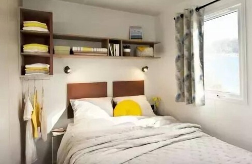 Peigney House | Camping de la Liez * - Mobile home New Family 3 Rooms 4 People Air-conditioned