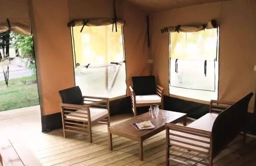 Devillac House | Camping Fontaine Du Roc* - Safari tent 3 rooms 5 people