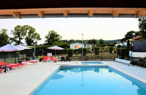 Saint-Bonnet-le-Chateau House | Camping De La Belle Etoile *** - Mobil home Cottage Comfort 3 rooms 3 people