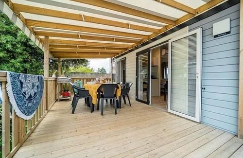 Brem Sur Mer House | Camping L'Océan * - Mobile Home Emotion 4 Rooms 6 People + TV