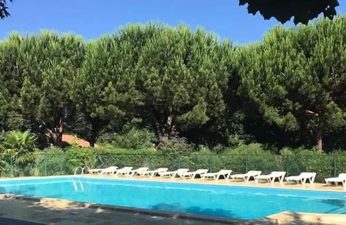 Audenge House | Camping Le Braou*** - Mobile home 32m² - 2 bedrooms - Air conditioning + TV 6 people