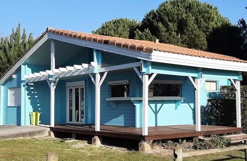 Audenge House | Camping Le Braou*** - Mobile home 32m² - 2 bedrooms - Air conditioning + TV 6 people