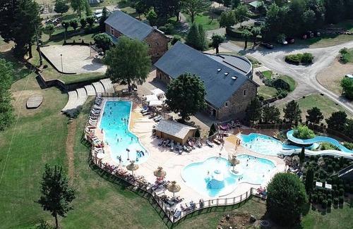 Canet-de-Salars Ski Chalet | Camping Le Caussanel ****: on the shores of Lake Pareloup