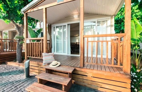 Chatillon-en-Diois House | Camping Le Lac Bleu* - Loggia Premium mobile home 3 rooms for 4 people Air-conditioned