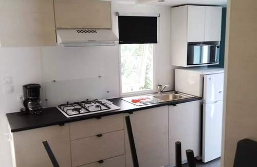 Recoules-Previnquieres House | Camping Le Plô * - Mobile home 4 people
