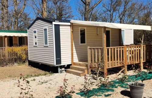 Recoules-Previnquieres House | Camping Le Plô * - Mobile home 4 people