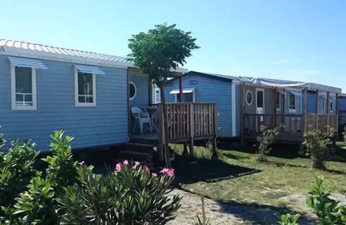 Saint-Maurice-d'Ibie House | Camping Le Sous Bois * - Mobilhome for 4 people