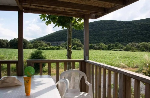 Saint-Maurice-d'Ibie House | Camping Le Sous Bois * - Mobile home Premium 4 rooms 6 people Air-conditioned