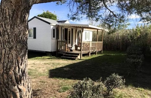 Saint-Nazaire House | Camping les Fontaines * - Mobil Home Olivier with terrace 2 bedrooms 6 people