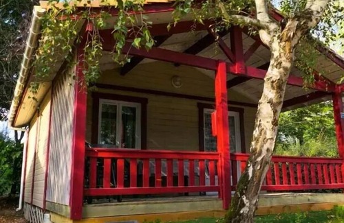 Estang Ski Chalet | Camping Les Lacs De Courtès* - Chalet Adour 3 Rooms 5 People