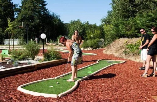 Estang Ski Chalet | Camping Les Lacs De Courtès* - Chalet Eden 3 Rooms 4 People