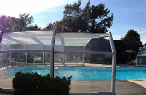 Messery House | Camping maeva Escapades Relais du Léman * - Premium Mobile Home 4 Rooms 6 People Air Conditioned + TV