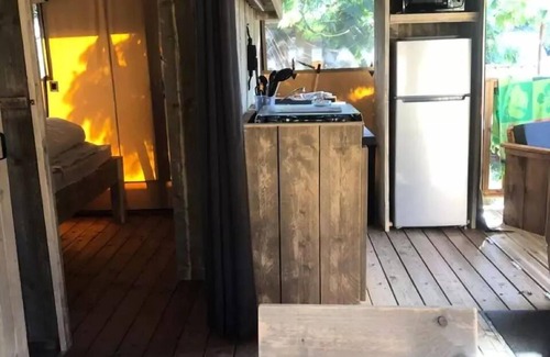 Oberbronn House | Camping Seasonova Les Vosges du Nord * - WOOD LODGE - with sanitary facilities for 4 people