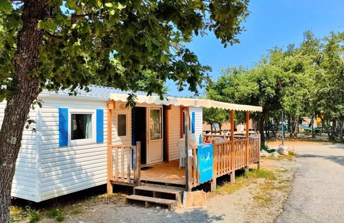 Bauduen House | Camping Tikayan Rives du Lac de Sainte Croix* - Mobile home Texas Eco 4 rooms 6/8 people Air-conditioned