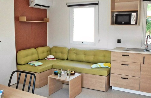 Bauduen House | Camping Tikayan Rives du Lac de Sainte Croix* - Mobile Home Texas Comfort 4 rooms 6/8 people Air-conditioned