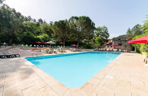 Les Ollieres-sur-Eyrieux House | Campsite Le Mas De Champel * - Mobile Home Canvas Tithome Standard 3 rooms 4/5 people Without Sanitary