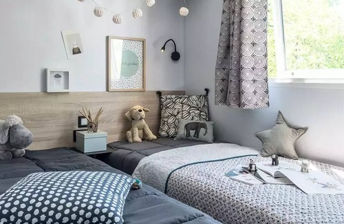 Landudec House | Campsite Domaine de Bel Air* - Mobile home Relax Comfort TV 3 rooms 4/5 people