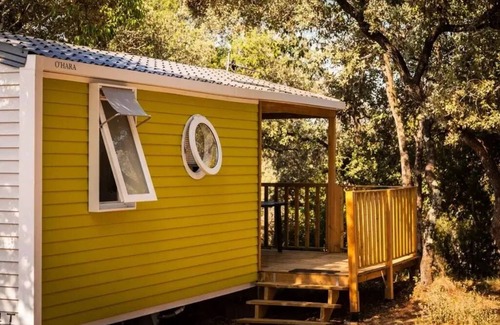 Boisseron House | Campsite Domaine de Gajan * - Mobile home Comfort + SUNNY 27m2 (2 bedrooms + covered terrace included - TV arv/departure Sunday 4 people