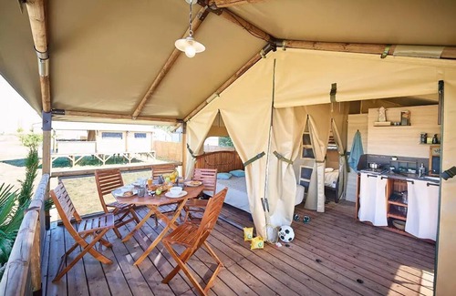 Ascarat House | Campsite Europ'Camping * - Lodge Bali 3 rooms 5 people