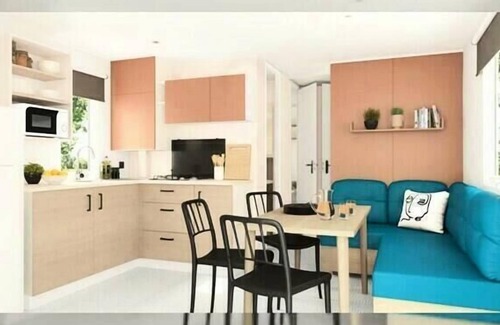 Moustiers-Sainte-Marie House | Campsite Tikayan Saint Clair* - Mobile home Arkansas Confort 4 rooms 6/8 people Air-conditioned