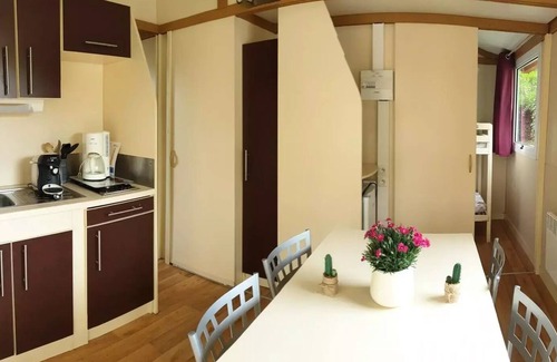 Saint-Didier-sous-Aubenas Ski Chalet | Campsite le Verger de Jastres * - Chalet NEMO 1/4 pers. 4 people