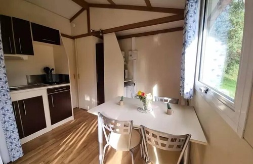 Saint-Didier-sous-Aubenas Ski Chalet | Campsite le Verger de Jastres * - Chalet NEMO 1/4 pers. 4 people