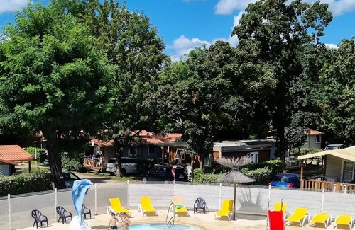 Saint-Didier-sous-Aubenas Ski Chalet | Campsite le Verger de Jastres * - Chalet NEMO 1/4 pers. 4 people