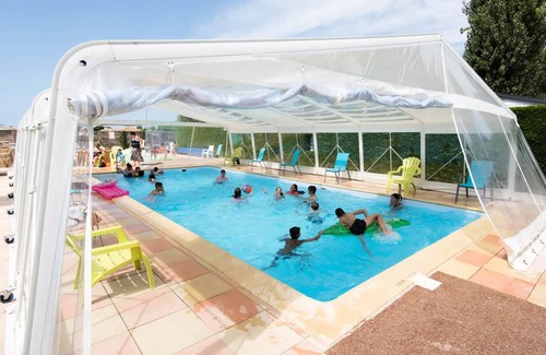 Saint-Vincent-sur-Jard House | Campsite la Mouette Cendrée * - Coco Sweet 3 rooms 4 people Without Toilet blocks