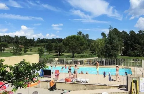 Vagnas Ski Chalet | Campsite La Rouvière Les Pins * - Chalet (Without toilet, shower) 4 persons