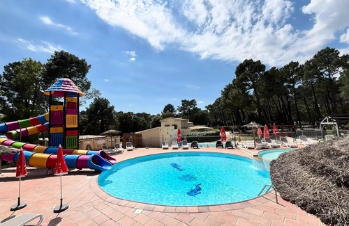 Bollene House | Campsite La Simioune in Provence * - MH PREMIUM MONTSEREIN Air-conditioned - view on forest- 2 bedrooms+ dishwasher +TV (2 adults+2children) 2 to 4 people - 2 pers. i